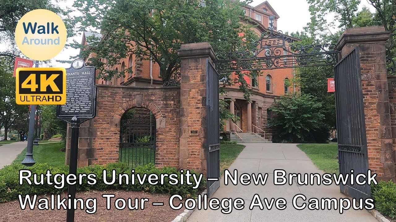 【4K60】 Walking - Rutgers University-New Brunswick, College Ave Campus