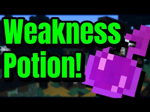 How to Make a Splash Potion of Weakness in Minecraft - FAST and EASY #Shorts