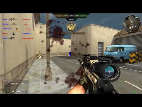 Rush Team 2 - Gameplay with sniper (Cheytac)