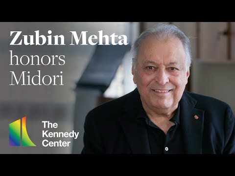 Zubin Mehta honors Midori | 43rd Kennedy Center Honors