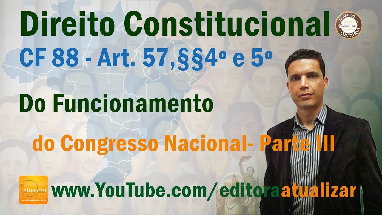 CRFB/88 - Art. 57, §§ 4º e 5º - Do Funcionamento do Congresso Nacional - Parte III