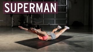 Video de entrenamiento de superman para fortalecer espalda baja