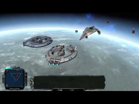 Mandator II vs 2 Lucrehulk batteships round 2/2 (FOTR Mod)