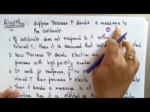 Bully algorithm | distributed system | Lec 28 | Bhanu Priya