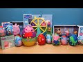 PEPPA PIG Unboxing Toys and Surprise Eggs Review ASMR