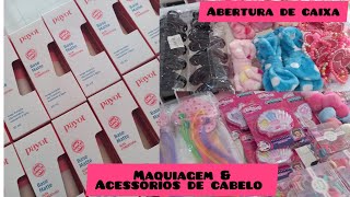 abertura de caixa! chegou a caixa que veio errada + novidades em acessórios de cabelo.