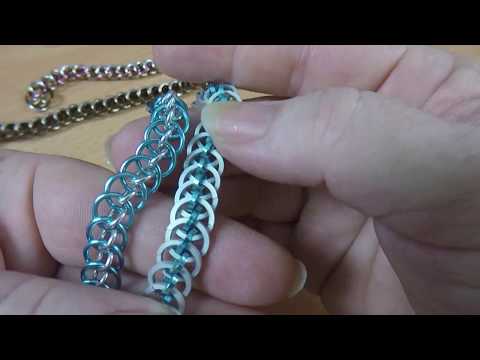Live Chain Maille Demonstration - Dragontail Weave
