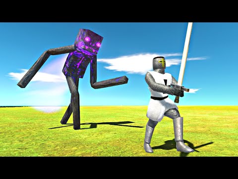 Run Away from Enderman - Animal Revolt Battle Simulator