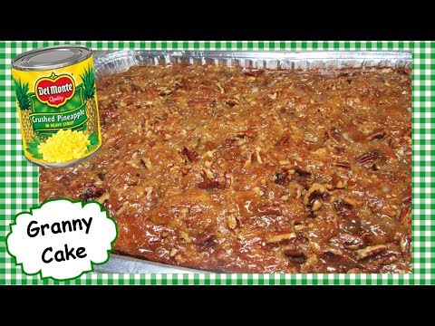 How To Make Granny Cake Recipe ~ Pineapple & Pecans ~ Secret Icing!