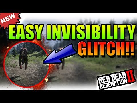 *PATCHED* NEW EASY INVISIBILITY GLITCH ON RED DEAD REDEMPTION 2!!(THIS IS CRAZY)