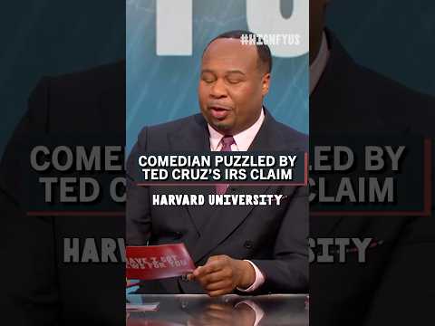 コメディアン、テッド・クルーズのIRS主張に困惑 (Comedian puzzled by Ted Cruz’s IRS claim)