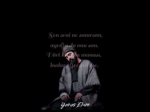 Miskinlikte buldular-Yunus Emre şiiri