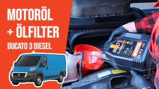 Youtube thumbnail of video "Wie Ducato 3 3.0 Multijet Motoröl und Ölfilter wechseln 🛢"