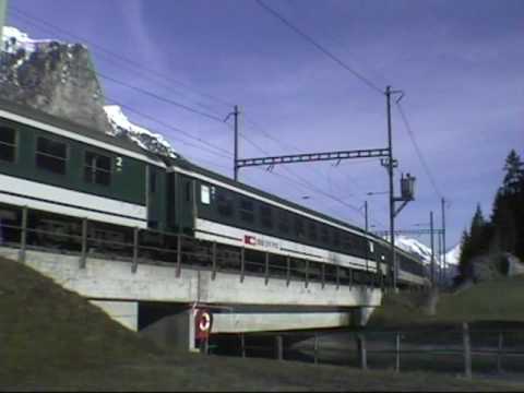 IC 861 Amsterdam CS - Brig at Kandersteg, 2nd April 2000