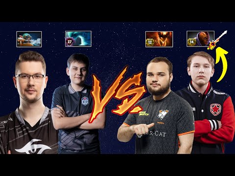 ILTW Morph and Puppey Gyro vs Noone Shadow Fiend and GPK Antimage with Rapier | DotaMode