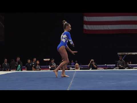 Grace McCallum – Floor Exercise – 2018 U.S. Gymnastics Championships – Senior Women Day 1