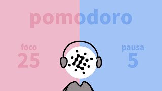 Pomodoro Timer - 4x25 minutos  [Jazz - Chill🎵]