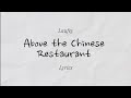 Above The Chinese Restaurant By Laufey Lyrics