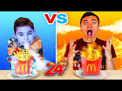 MANGER DES ALIMENTS CHAUDS vs DES ALIMENTS FROIDS PENDANT 24H !