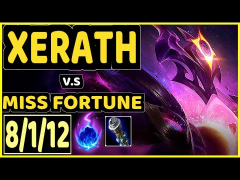 SNEAKY (XERATH) vs MISS FORTUNE - 8/1/12 KDA BOTTOM ADC CHALLENGER GAMEPLAY - NA
