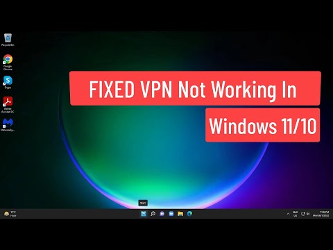 FIXED VPN Not Working In Windows 11/10