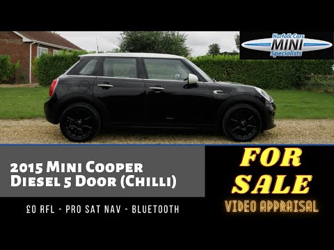 2015 Mini Cooper Diesel 5 Door Black