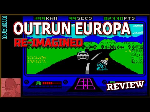 Outrun Europa Re-Imagined : Mod from 2013 - on the ZX Spectrum 128K !! with Commentary