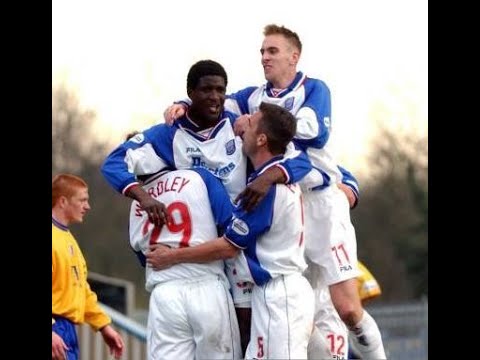 Onandi Lowe Hat-trick | Rushden & Diamonds 2001/02 | Mansfield Town (A)
