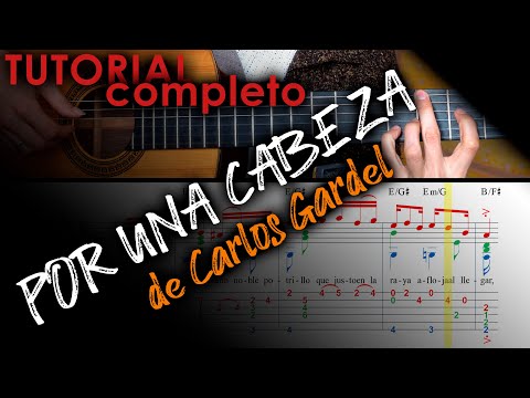 Aprende POR UNA CABEZA, de Carlos Gardel, para guitarra sola