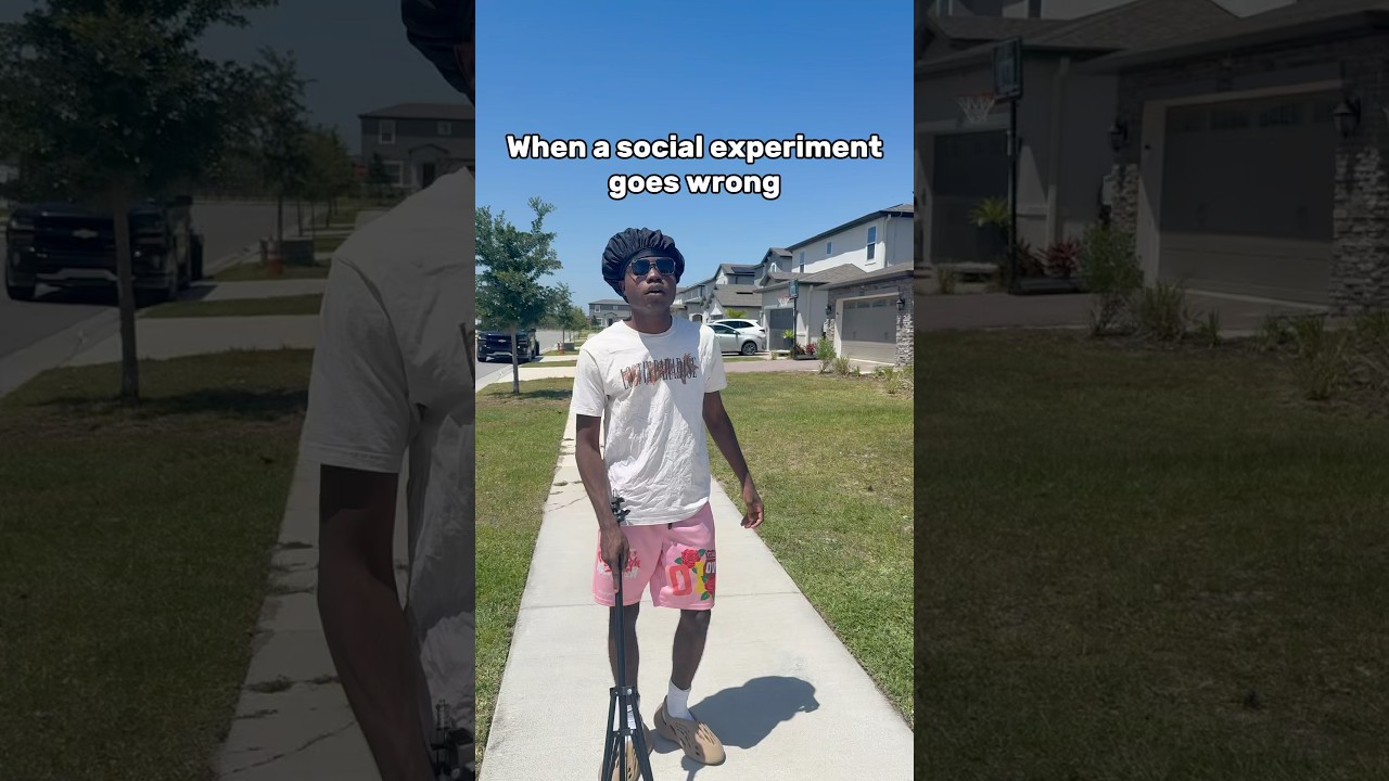 When a social experiment goes wrong 😂