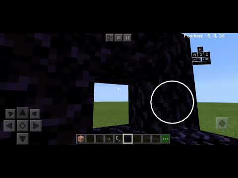 Making The smallest nether portal in minecraft