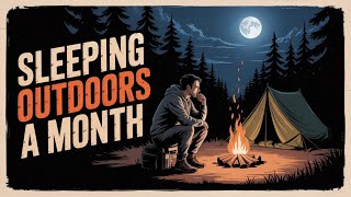 What would happen if you stay a month sleeping outdoors!