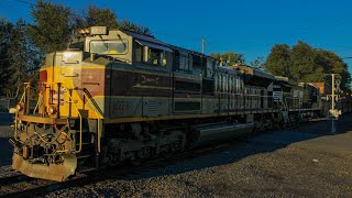 H61 with NS 1074 Lackawanna leading at Buttonwood, Pa