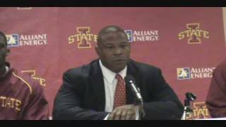 Iowa State Cyclones press conference after dual meet with Iowa