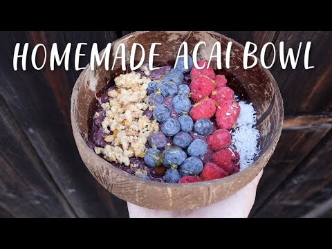 HOW TO MAKE AN ACAI BOWL USING A NUTRIBULLET || A Healthy, Simple Breakfast!