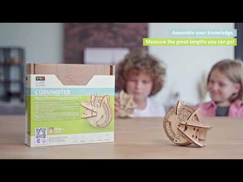 Механический 3D пазл UGEARS Модель Курвиметр STEM (70138)