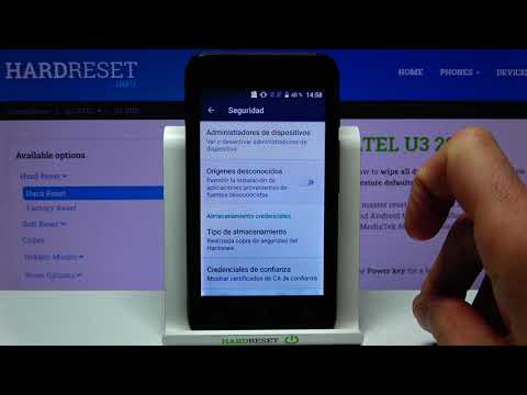 Cómo activar fuentes desconocidas en ALCATEL U3 - habilitar orígenes desconocidos