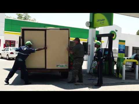 "LIONS" IN TRAILER PRANK