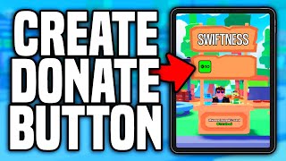 How to Make on Donate Button for Pls Donate on iPad (2024) - How to Make Roblox Gamepass on iPad