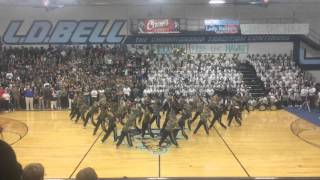 2015-2016 L.D. Bell Raiderettes Camo Day Pep Rally