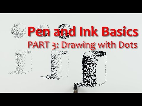 Pen and Ink Beginners PART 1 How to Draw using Lines and Pen and Ink