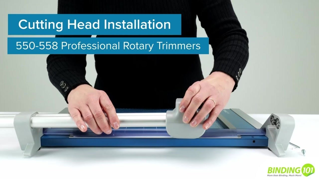How to Replace Cutting Heads on Dahle 550 & 558 Professional Rotary Trimmers
