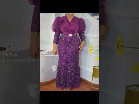 Robe de soirée de mariage élégante pour femmes, tenue de soirée Ankara Dashiki, style sirène #chic