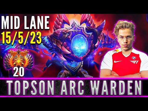 T1.Topson  [ Arc Warden ]  Mid Lane Pro Gameplay  [ Patch 7.32b ]  Dota 2 Full Game