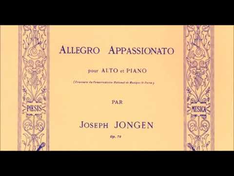 Joseph Jongen - Allegro Appassionato for Viola and Piano, Op.79