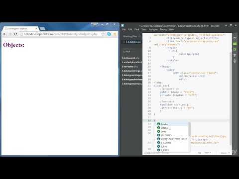 8 Data Types Objects Php