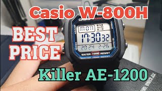 Quick unboxing Casio W-800H-1AVDF (w800h) The backpacking watch is not broken.