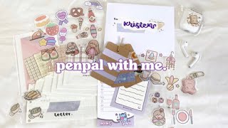 penpal with me 💌✨🌷 - purple foodie theme 💜
