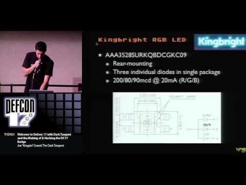 DEF CON 17 - Dark Tangent and Joe Grand - Welcome and Badge Hacking Talk