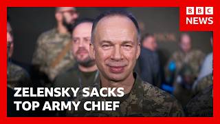 Zelensky sacks Ukraine's top army commander after days of protests | BBC News